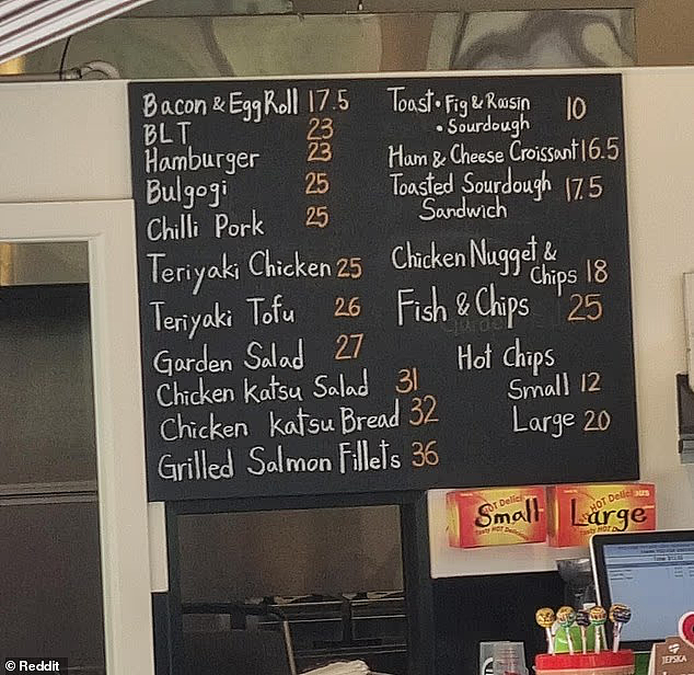 薯条$20、培根鸡蛋卷$17.50！悉尼咖啡馆被曝“天价菜单”，网友炸锅（组图） - 2