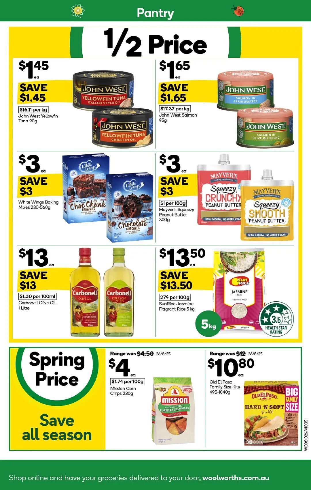 本周最新!澳洲各大超商特价商品一网打尽,大批好物骨折破半价!Woolworths、Coles、Aldi…(组图) - 35