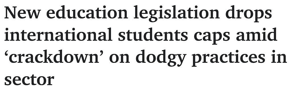 工党放弃对留学生人数上限立法！教育部：若留学生太多，将减缓下签速度（组图） - 1