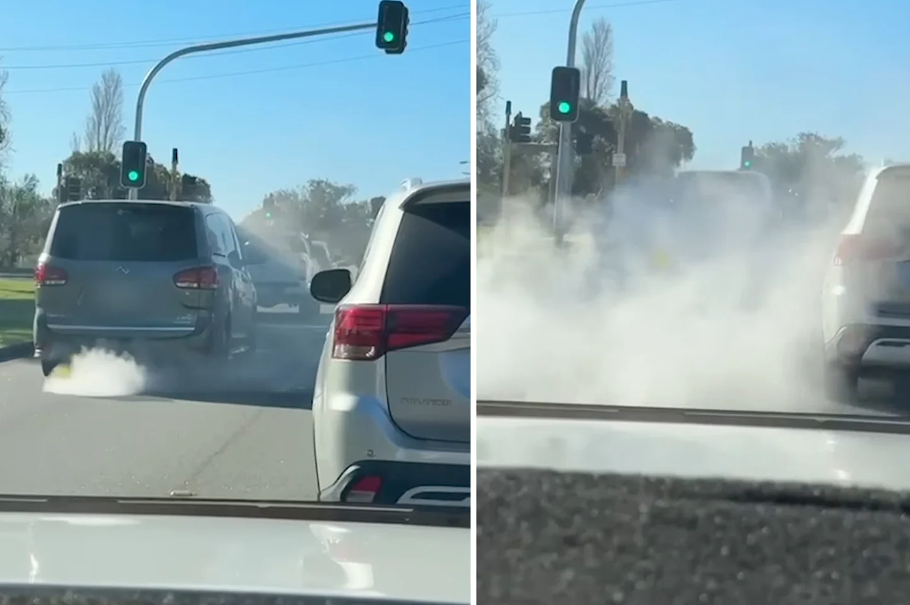 珀斯SUV冒烟上路，居民拍下视频引热议，网友：管好你自己的事（GIF/图） - 3