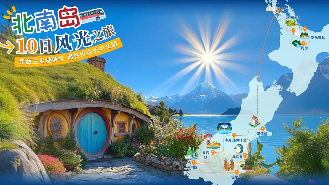 周末出逃！悉尼→奥克兰 机票+酒店+自由行799澳币起！3个半小时直达中土世界！ - 7