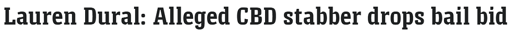 澳华女在CBD街头被随机捅伤！嫌犯出庭受审，撤回保释申请（组图） - 1