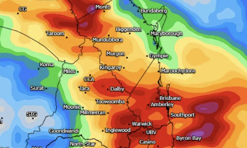 东海岸拉响极端天气警报！巨型冰雹雨带横扫昆州新州，数万用户断电（组图） - 5