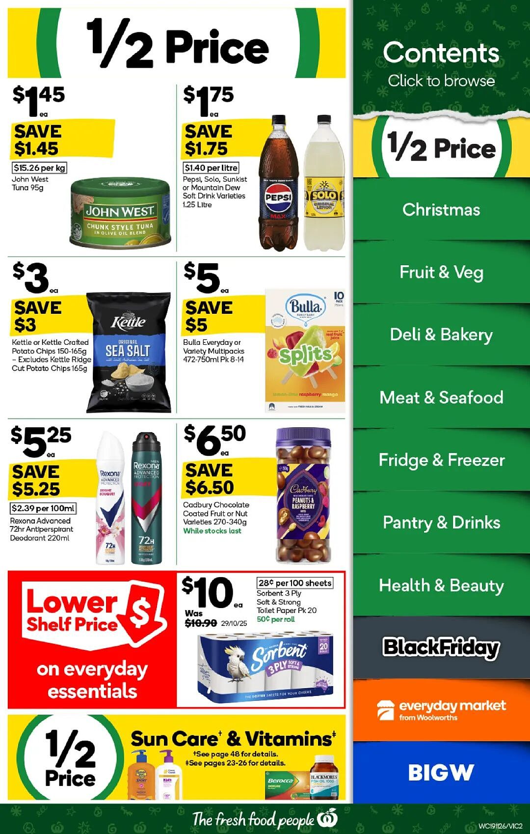 本周最新!澳洲各大超商折扣清单出炉,全品类好物触达历史低价!Woolworths、Coles、Aldi、UMall…(组图) - 2