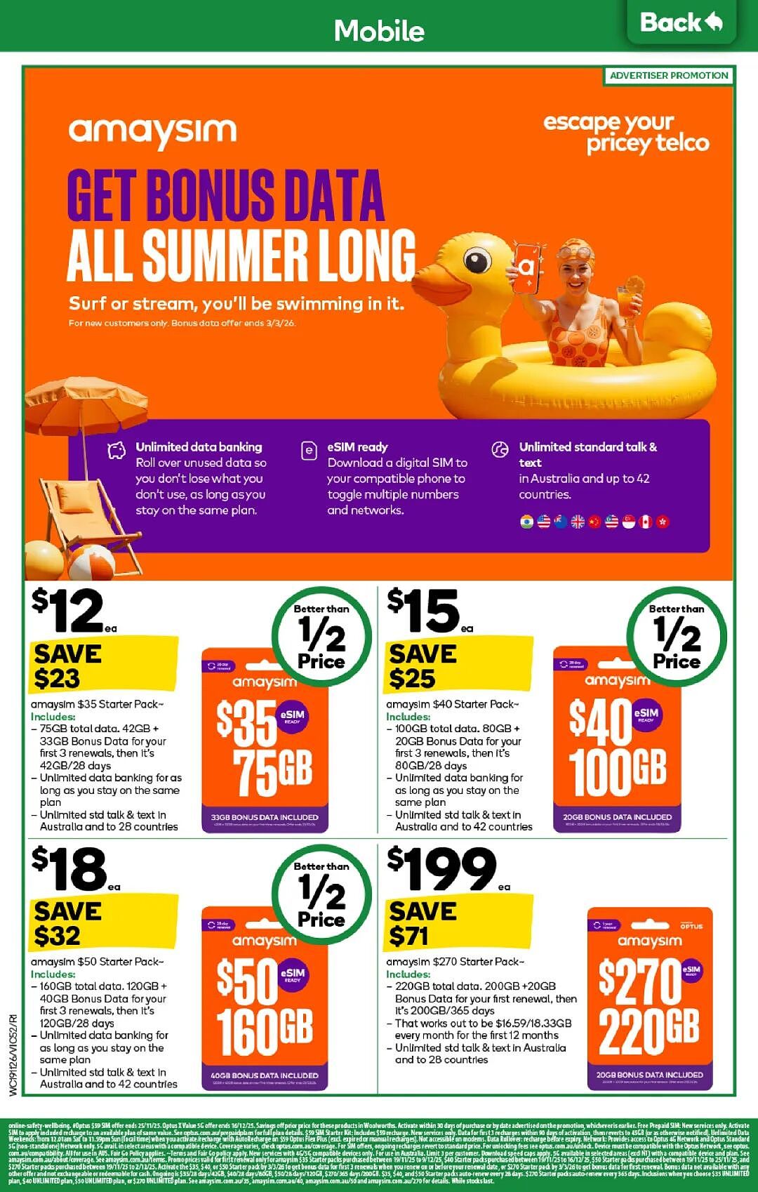 本周最新!澳洲各大超商折扣清单出炉,全品类好物触达历史低价!Woolworths、Coles、Aldi、UMall…(组图) - 52