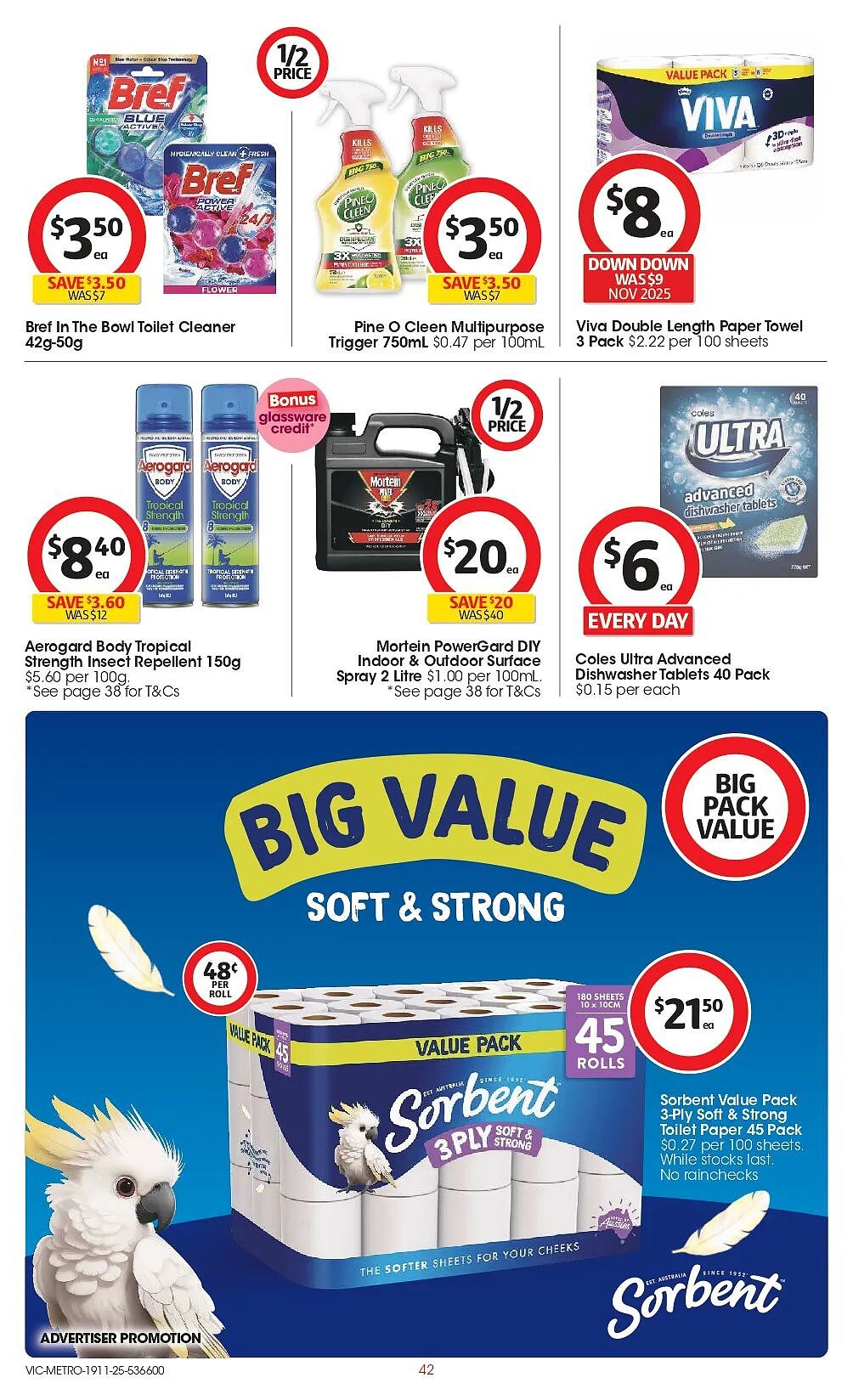 本周最新!澳洲各大超商折扣清单出炉,全品类好物触达历史低价!Woolworths、Coles、Aldi、UMall…(组图) - 100