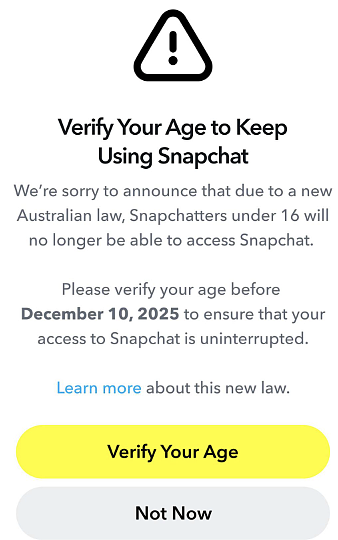 澳洲家长注意！Snapchat等平台将禁16岁以下用户，三种方式验证年龄（组图） - 3