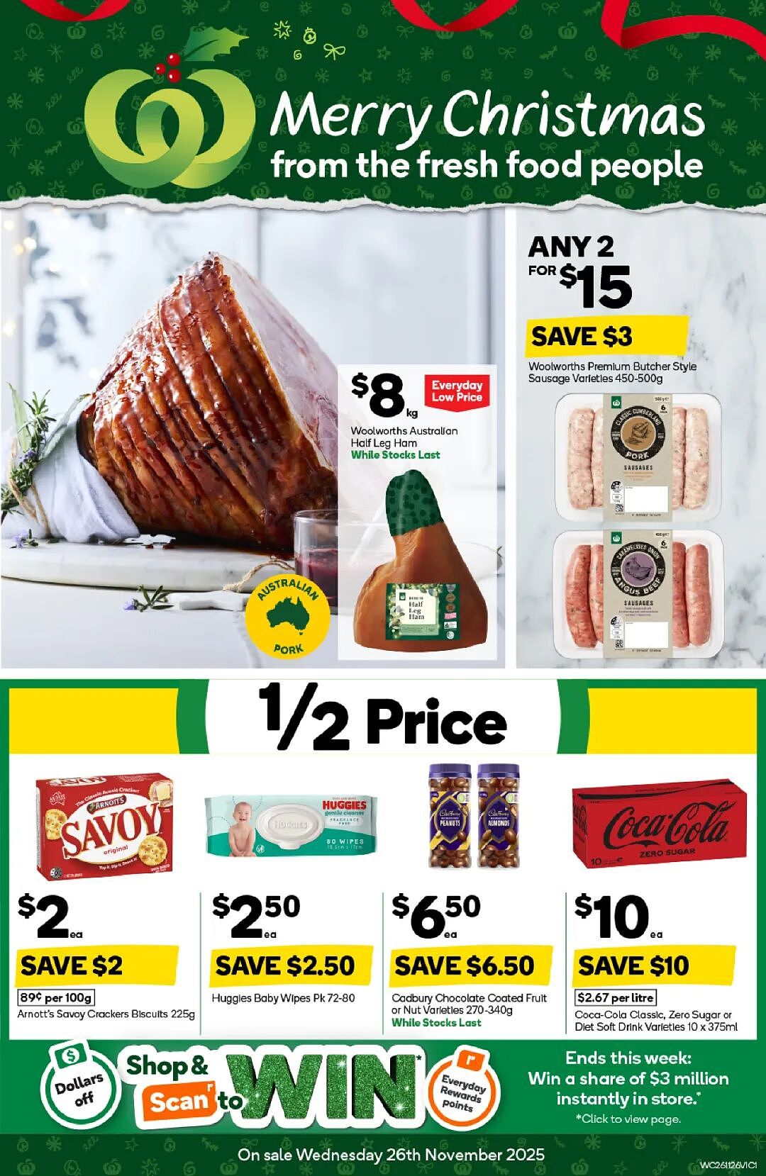 本周最新!澳洲各大超商折扣清单出炉,全品类好物触达历史低价!Woolworths、Coles、Aldi、UMall…(组图) - 1