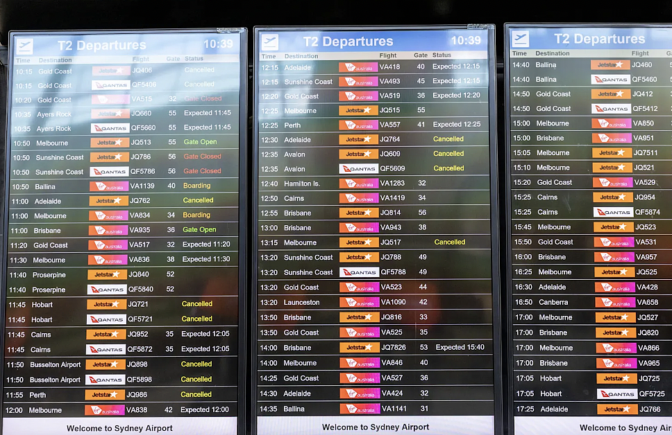 旅客注意!捷星航空多航班因全球安全升级“无法起飞”,悉尼墨尔本已有十余航班取消(图) - 4