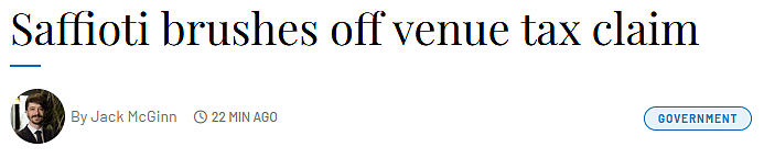 西澳 venue tax 争议发酵！Saffioti 驳斥反对党 “赛事不公” 指控（图） - 1