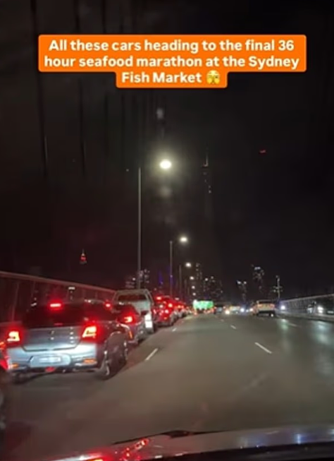 凌晨1点还在抢海鲜！悉尼鱼市“告别版”马拉松人潮涌动，车龙蜿蜒数公里，周边区域交通瘫痪（组图） - 2
