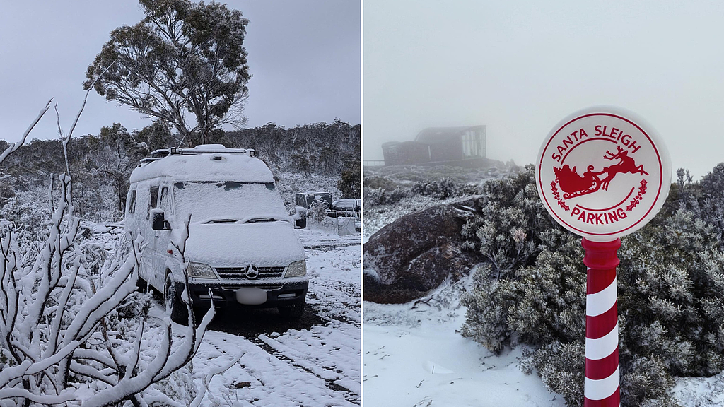 澳洲部分地区罕见降雪，一早醒来喜迎“白色圣诞节”！气象专家：上一次还是19年前（组图） - 2