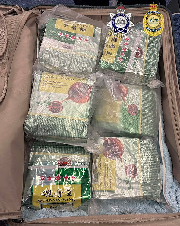 携带30斤“观音王茶叶”入境被拦！悉尼女子恐判终身监禁，警方：里面全是冰毒（组图） - 2