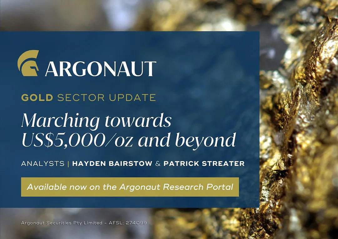 Argonaut 发布最新金矿板块研究报告：金价有望于2026年挑战5000美元水平（组图） - 1