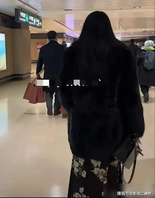 李湘-30度哈尔滨穿纱裙细跟鞋，黑色大衣虎背熊腰（组图） - 6