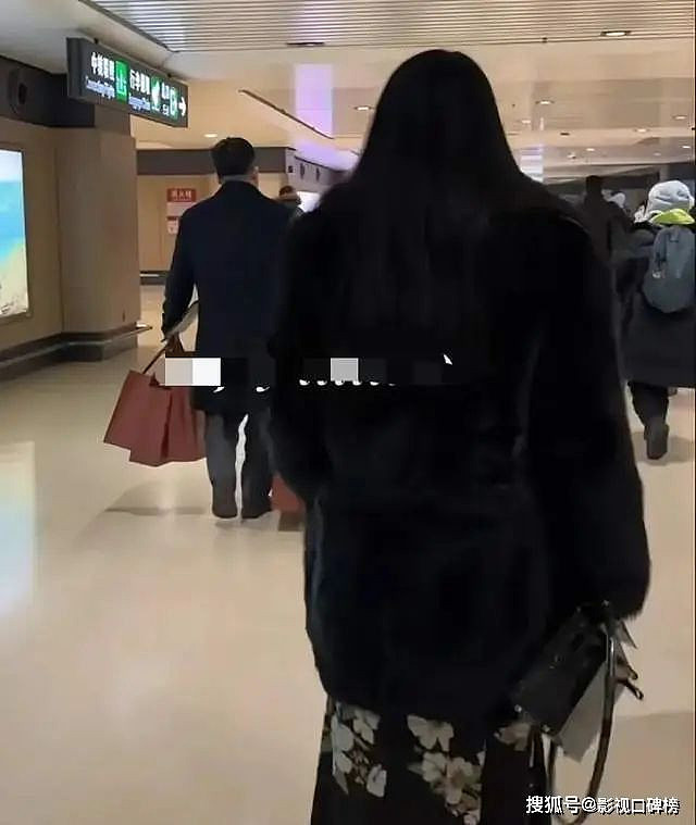 李湘-30度哈尔滨穿纱裙细跟鞋，黑色大衣虎背熊腰（组图） - 13