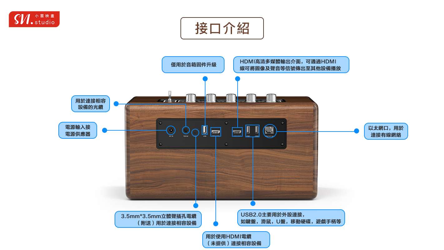 今日珀斯小云soundbar KTV观影音响3合1高性价比卡拉OK机 小云soundbar KTV观影音响3合1高性价比卡拉OK机