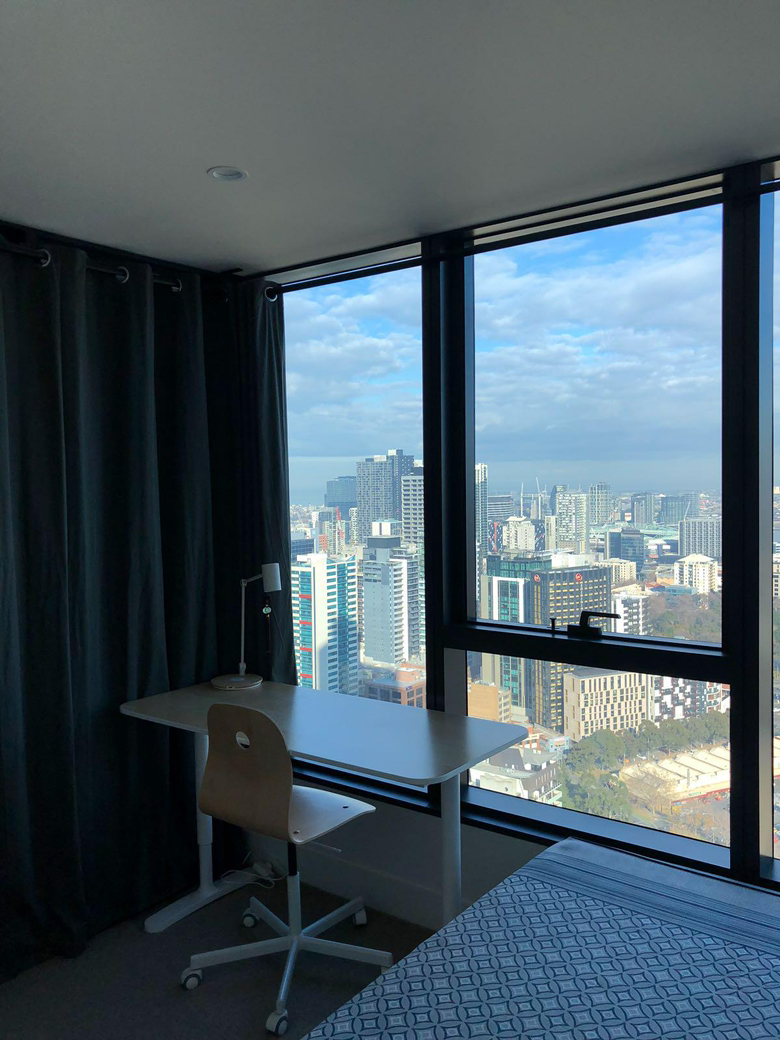 今日墨尔本Melbourne City 墨爾本市中心 Vision Apartment 副臥單間出租 Melbourne City 墨爾本市中心 Vision Apartment 副臥單間出租