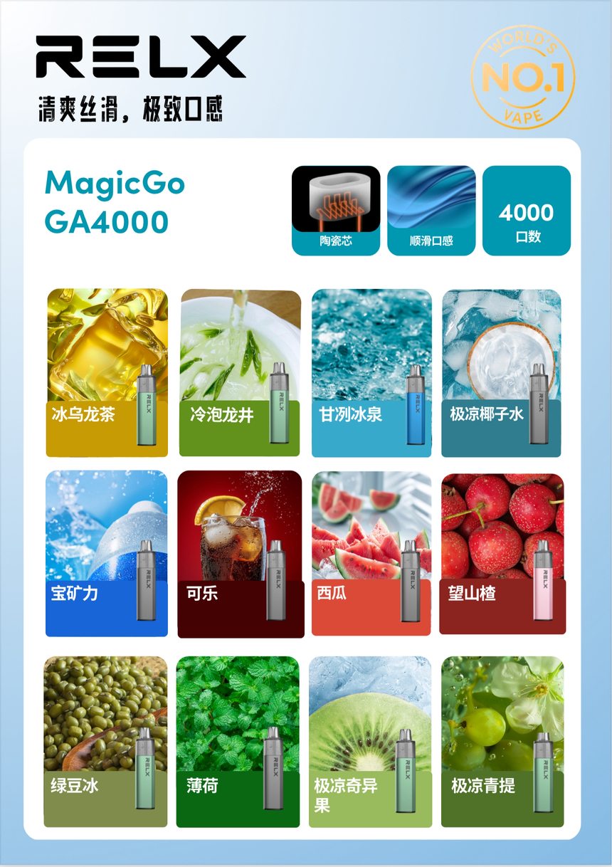 今日珀斯RELX Magic Go悦刻烟弹 RELX Magic Go悦刻烟弹