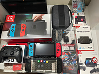 打包出 初代switch主机 破解工具 怪物猎人GU pro手柄 若干配件