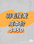 悉尼微编织羽毛接发
