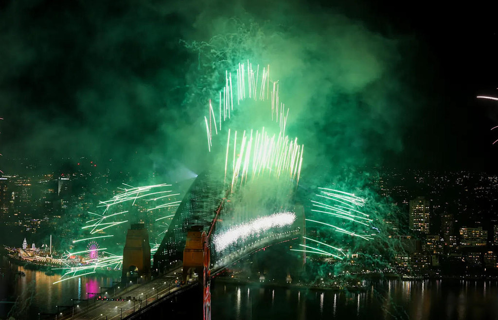 新年快乐！百万民众涌上悉尼街头狂欢，万枚烟花闪耀夜空（视频/组图） - 6