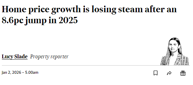 珀斯房价跟风放缓?2025 年澳洲房价涨 7 万后增速降温(图) - 1