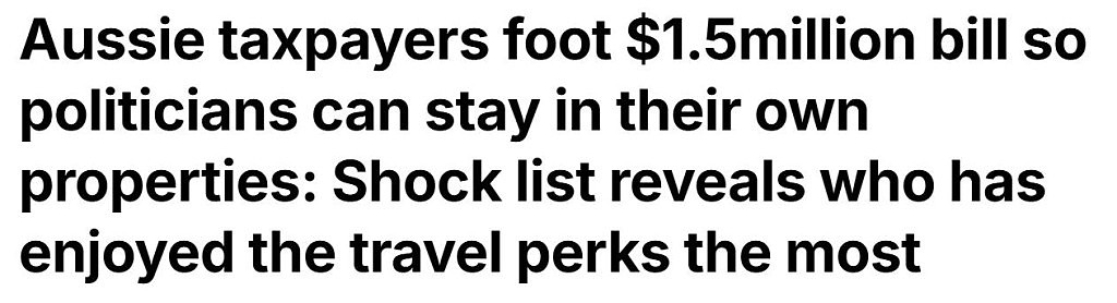 住自己家日赚$322？！澳政客领$150万住房补贴惹争议，多名部长被曝“薅羊毛”（组图） - 1