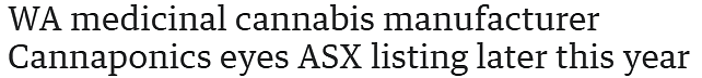 西澳大麻公司冲刺IPO,年产1.5万吨(图) - 1
