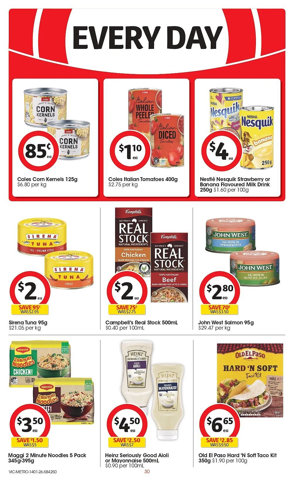 本周最新!澳洲各大超商特价商品一网打尽,大批好物骨折破半价!Woolworths、Coles、Aldi、Umall…(组图) - 80