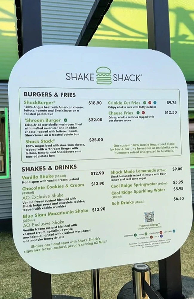 纽约网红汉堡Shake Shack现身澳网，价格遭吐槽：吃一顿竟要$40（组图） - 2