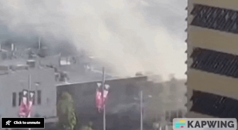 珀斯唐人街餐厅着火，市中心浓烟滚滚（GIF） - 2