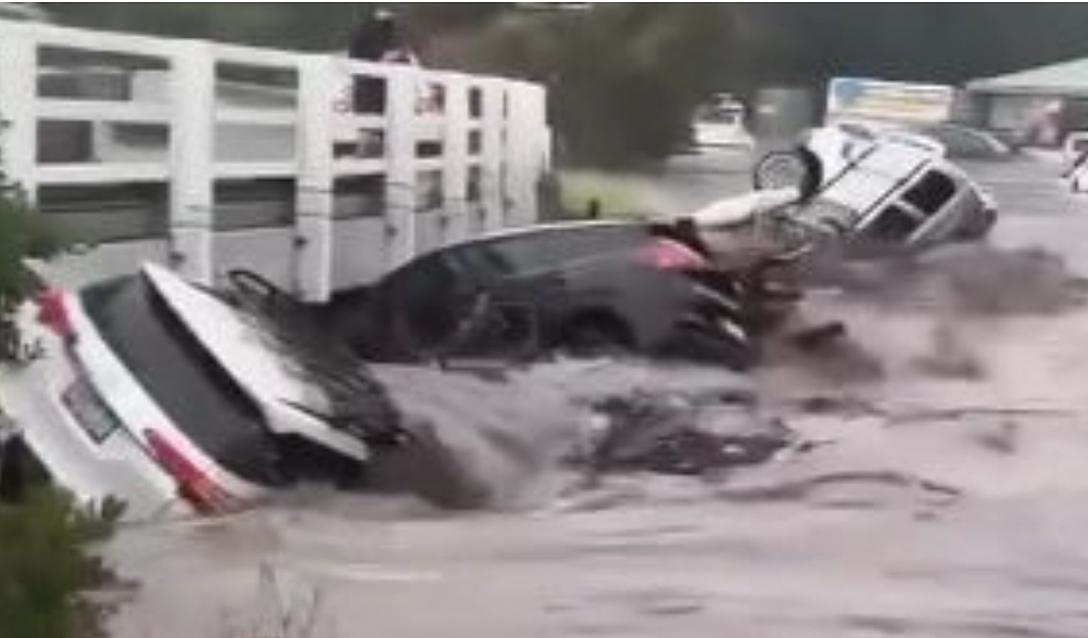 紧急“就地避难”警报！维州大洋路沿线度假区遭闪电洪灾，多车被冲入海（组图） - 2