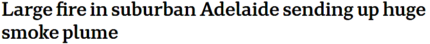 澳洲一地突发大规模火灾!滚滚黑烟直冲云霄,多地居民目击(组图) - 1