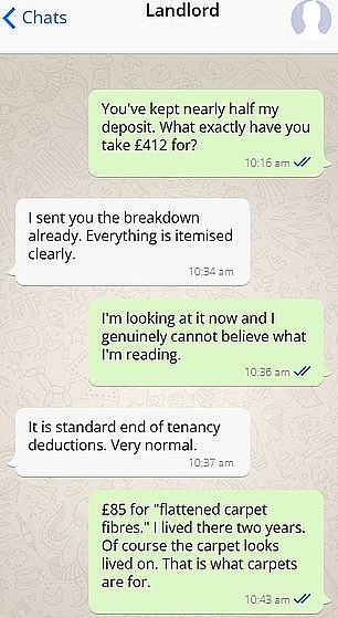 冰箱后有灰也扣钱?新州房东强扣$825押金,租客怒斥“抢劫”(组图) - 1