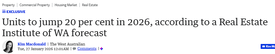 2026年！珀斯公寓成新宠，价格或飙涨20%（图） - 1