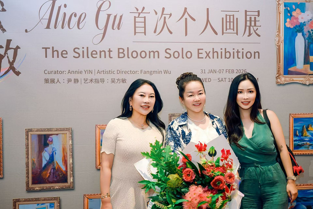 悉尼女艺术家举行个人油画展 《静默绽放》在悉尼盛大开幕（组图） - 6