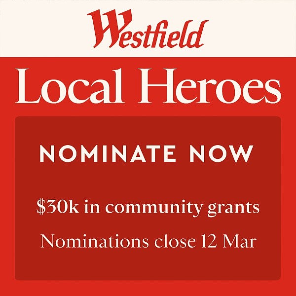 发放126份资助：2026年WESTFIELD LOCALHEROES 本地英雄计划提名正式启动 - 2