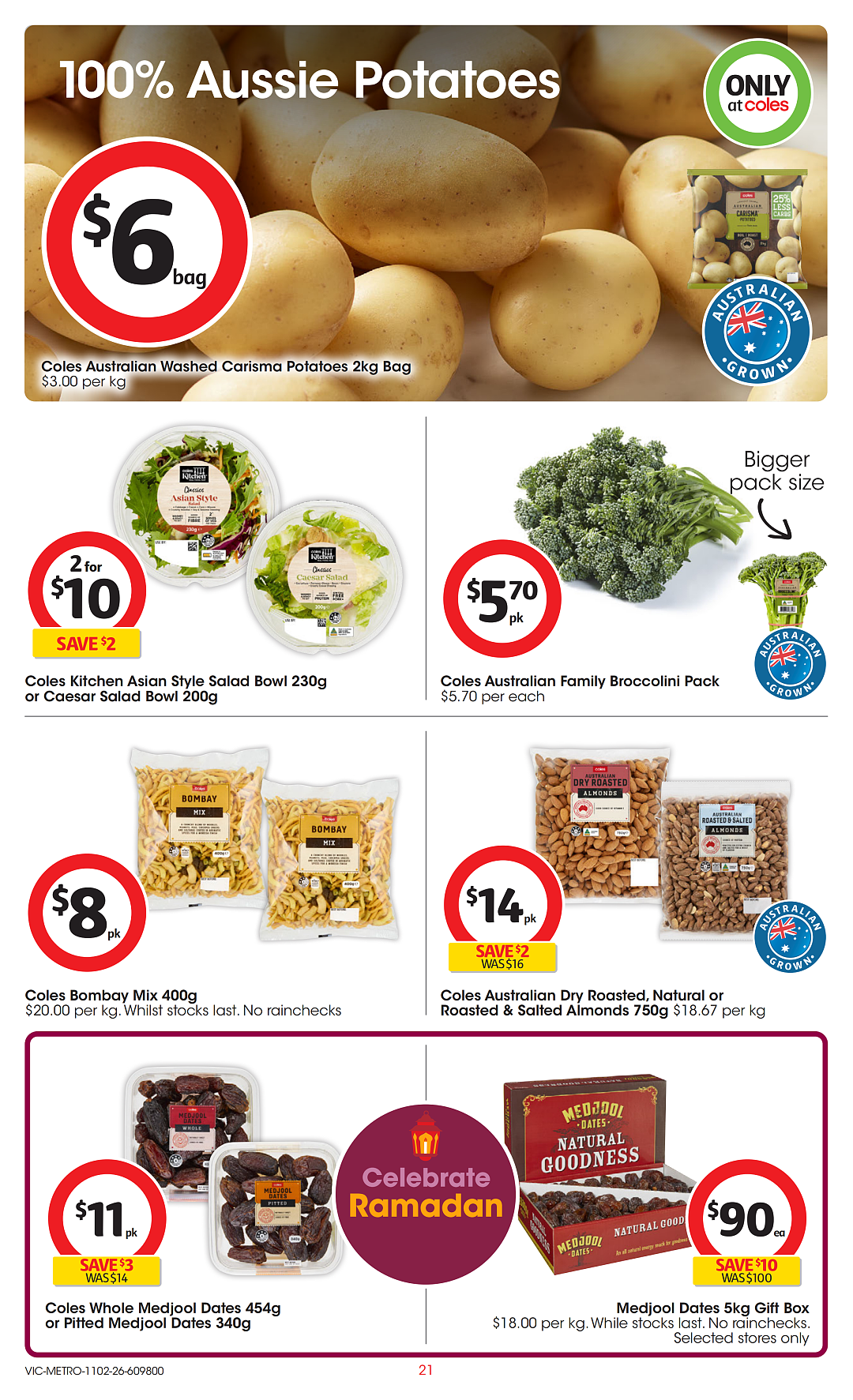 本周最新!澳洲各大超商特价商品一网打尽,大批好物骨折破半价!Woolworths、Coles、Aldi、Umall…(组图) - 75