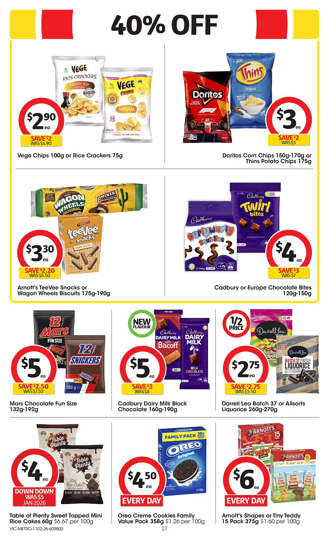 本周最新!澳洲各大超商特价商品一网打尽,大批好物骨折破半价!Woolworths、Coles、Aldi、Umall…(组图) - 81