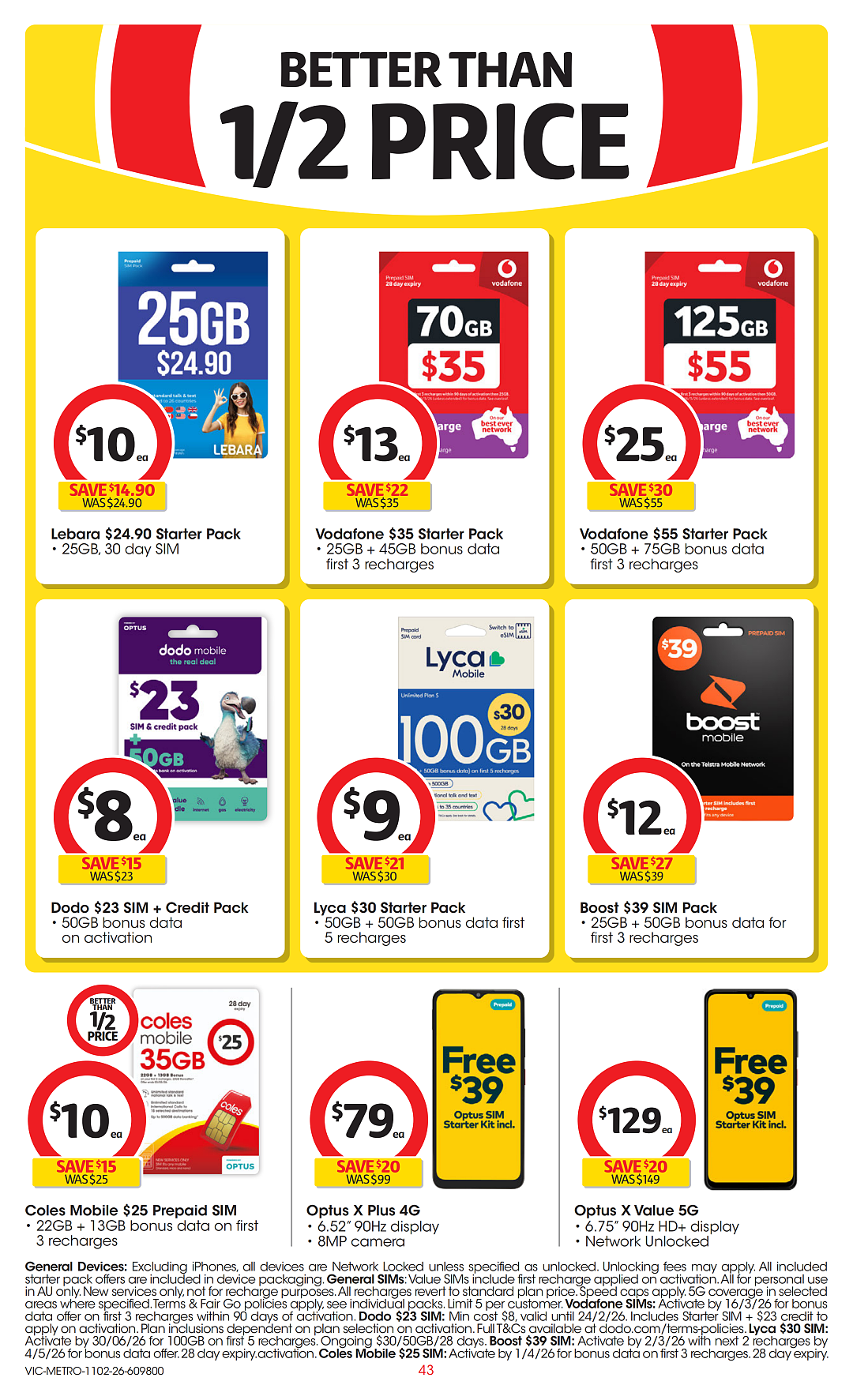 本周最新!澳洲各大超商特价商品一网打尽,大批好物骨折破半价!Woolworths、Coles、Aldi、Umall…(组图) - 97