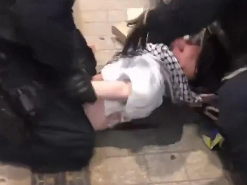 悉尼抗议者遭警员按地暴打，视频网上疯传！当局回应：他先咬警员拇指（组图） - 1