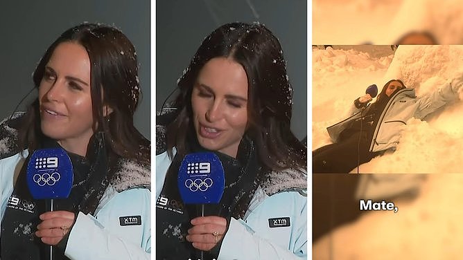 澳洲女记者冬奥直播醉酒出丑!语无伦次还跳雪堆,事后公开致歉:“我深感尴尬”(图) - 1