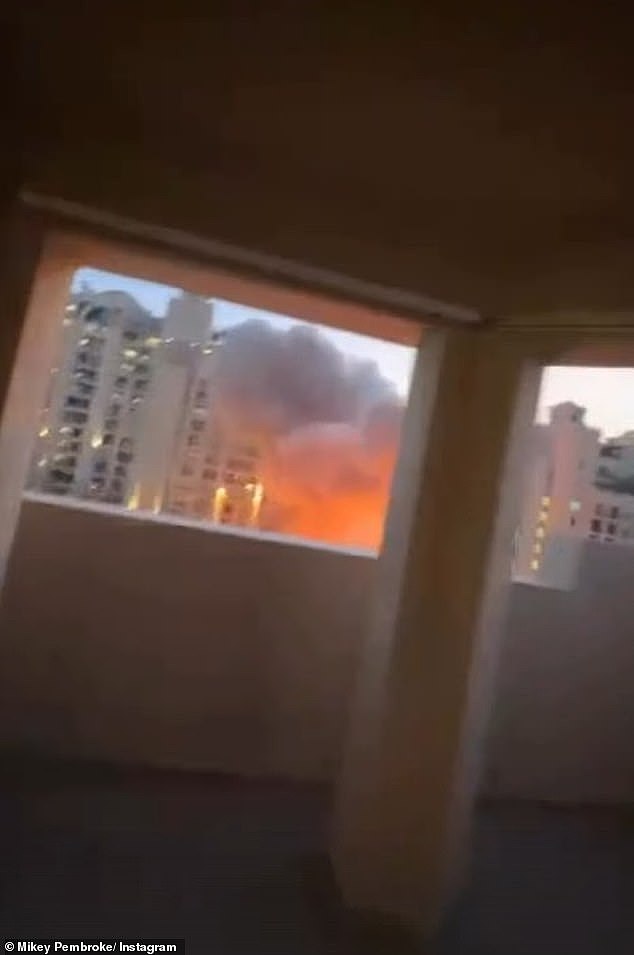 “就在我旁边！”澳洲名人在迪拜亲历导弹袭击，20次爆炸震碎宁静，多处酒店起火（组图） - 3