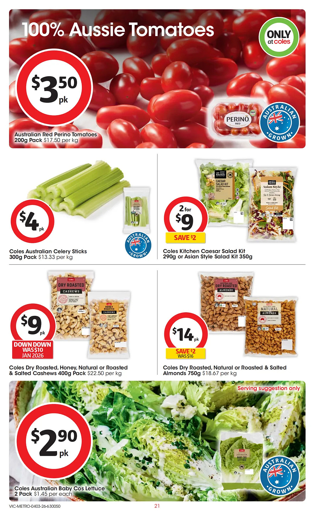 本周最新！澳洲各大超商特价商品一网打尽，大批好物骨折破半价！Woolworths、Coles、Aldi、Umall…（组图） - 51