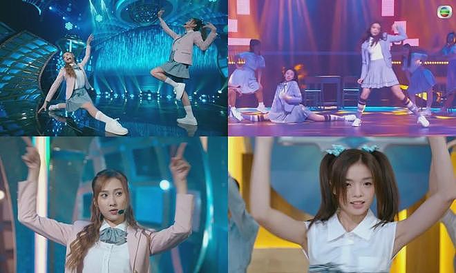 钟柔美校服Look再现一字马，莫纳什校友谢采芝身世曝光（组图） - 1