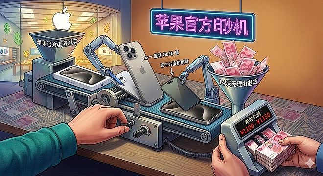 你买的全新iPhone,屏幕可能早被人偷偷换走了?(组图) - 3