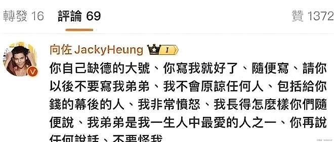 向华强公开指责小儿子向佑专门结交猪朋狗友，守着金山去要饭 - 15