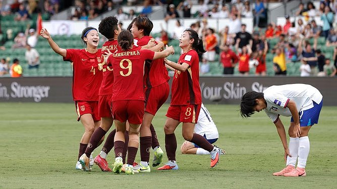 中国女足2:0战胜中华台北,挺进亚洲杯四强!下场对阵东道主澳洲(组图) - 1