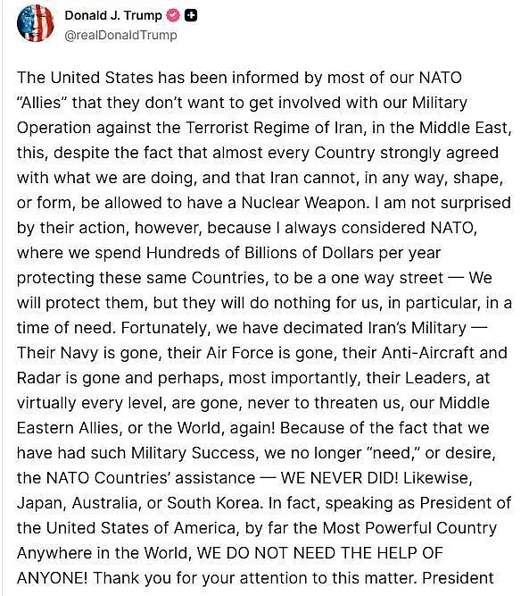 特朗普炮轰盟友“不帮打伊朗”,前总理Malcolm Turnbull反击:他根本不尊重澳洲(图) - 2
